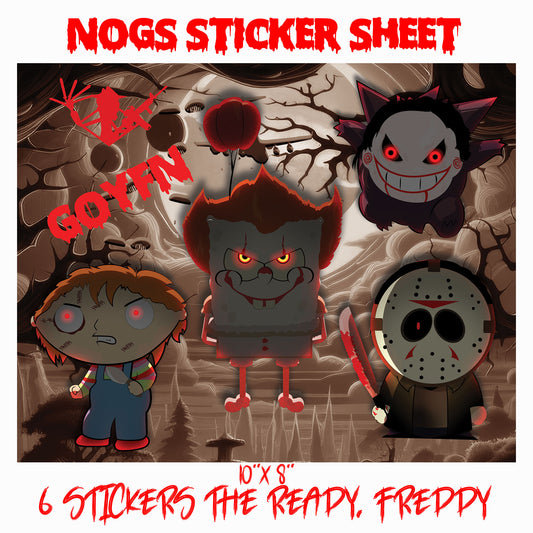 STICKERSHEET | NOGS The Ready, Freddy