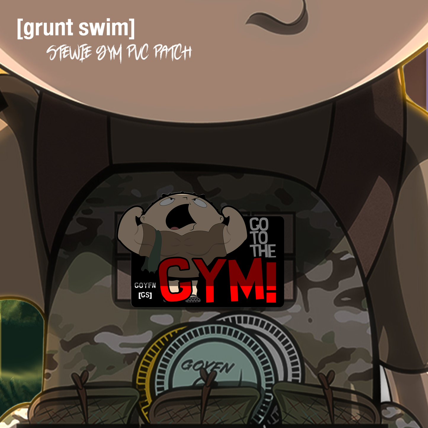PATCH | Big Gains Stewie PVC