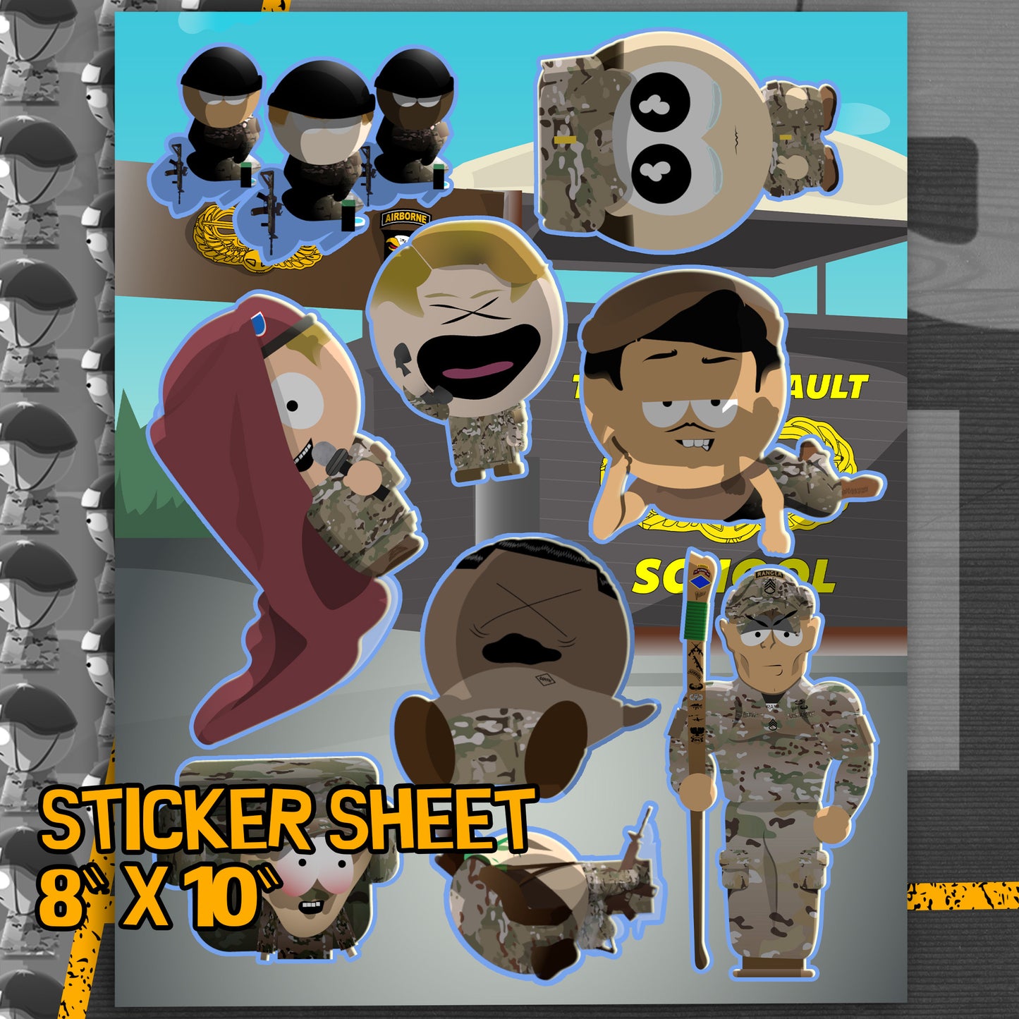 STICKERSHEET | SOUTH POST
