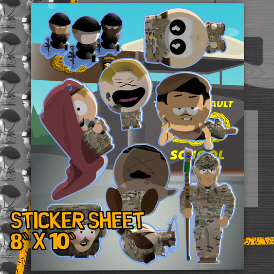 STICKERSHEET | SOUTH POST