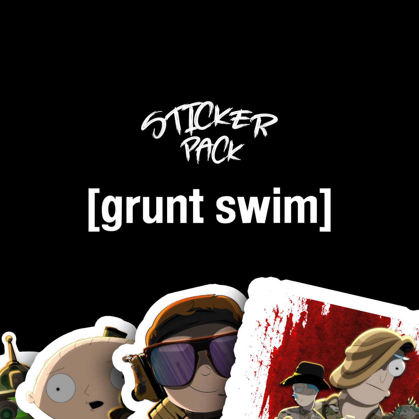 STICKER PACK | Grunt Swim